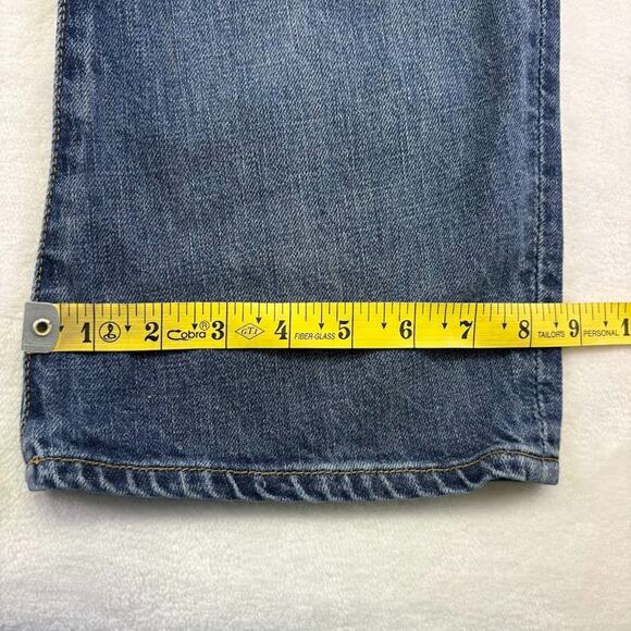Gap 1969 Distressed Dark Wash Bootcut Jean Men's Size 30x29 - Picture 12 of 12
